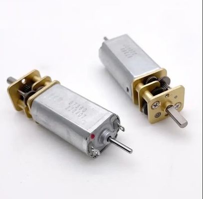 ब्रश छोटे डीसी गियर मोटर डीसी 3V 6V 12V 24V व्यास 13 मिमी दरवाजा ताला के लिए