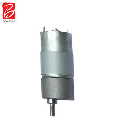 12V 24V 37mm माइक्रो ब्रश डीसी मोटर औद्योगिक रोबोट के लिए उच्च टोक़ कम गति