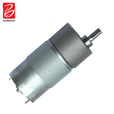 12V 24V 37mm माइक्रो ब्रश डीसी मोटर औद्योगिक रोबोट के लिए उच्च टोक़ कम गति