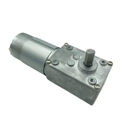 उच्च टोक़ ब्रश डीसी गियर मोटर 12V 555 कीड़ा गियर मोटर 24V कम गति