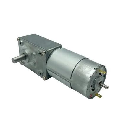 उच्च टोक़ ब्रश डीसी गियर मोटर 12V 555 कीड़ा गियर मोटर 24V कम गति