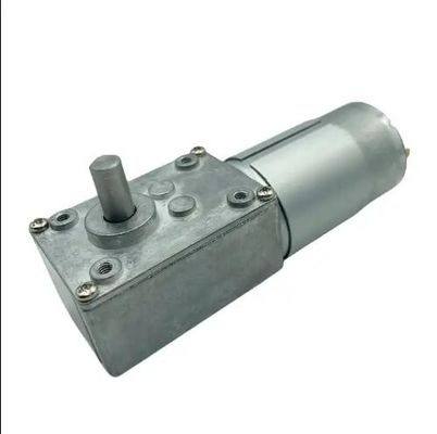 उच्च टोक़ ब्रश डीसी गियर मोटर 12V 555 कीड़ा गियर मोटर 24V कम गति