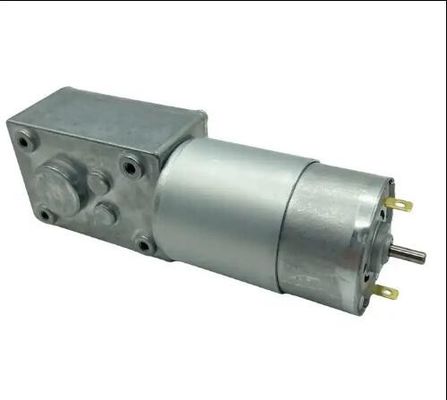 उच्च टोक़ ब्रश डीसी गियर मोटर 12V 555 कीड़ा गियर मोटर 24V कम गति