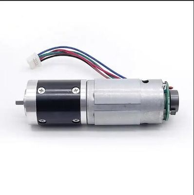 उच्च टोक़ ग्रह गियर मोटर 28 मिमी 12V इलेक्ट्रिक गियरबॉक्स डीसी मोटर एन्कोडर के साथ