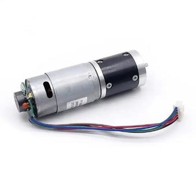 उच्च टोक़ ग्रह गियर मोटर 28 मिमी 12V इलेक्ट्रिक गियरबॉक्स डीसी मोटर एन्कोडर के साथ