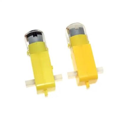 स्मार्ट टीटी प्लास्टिक गियर मोटर 5V 20 मिमी व्यास DIY रोबोट कार पहियों के लिए