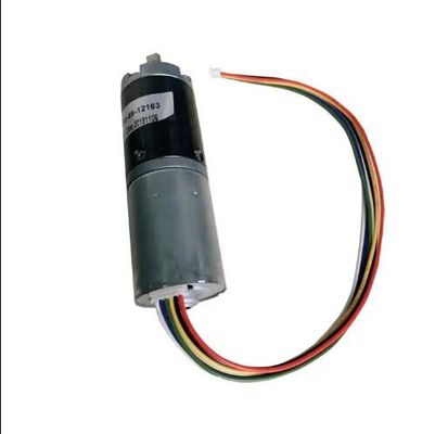 45rpm Dia 28mm माइक्रो ब्रशलेस डीसी गियर मोटर 12V 24V हाई टॉर्क DPG28-2838