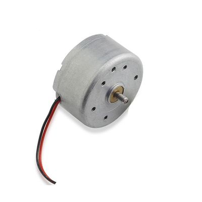 मिनी स्थायी चुंबक इलेक्ट्रिक मोटर 5600rpm 300 डीसी मोटर 4V पानी नृत्य स्पीकर के लिए