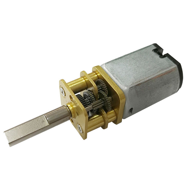 ब्रश छोटे डीसी गियर मोटर डीसी 3V 6V 12V 24V व्यास 13 मिमी दरवाजा ताला के लिए