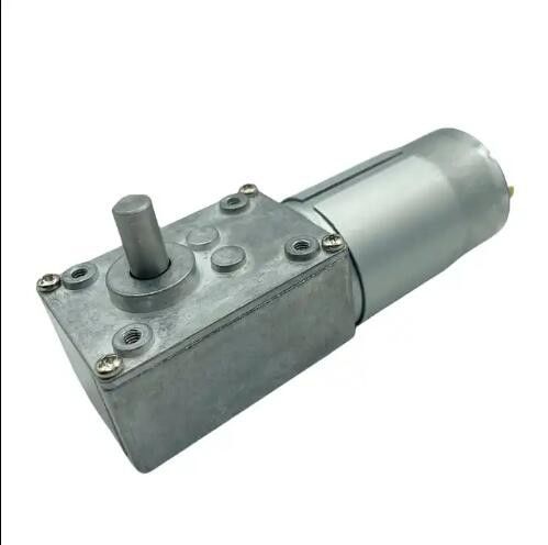 उच्च टोक़ ब्रश डीसी गियर मोटर 12V 555 कीड़ा गियर मोटर 24V कम गति