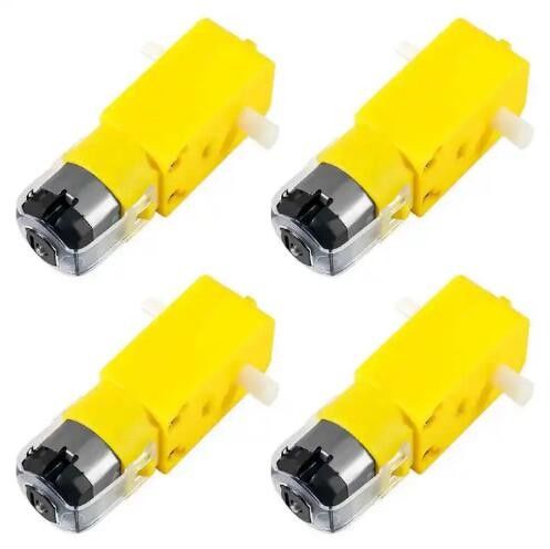 स्मार्ट टीटी प्लास्टिक गियर मोटर 5V 20 मिमी व्यास DIY रोबोट कार पहियों के लिए